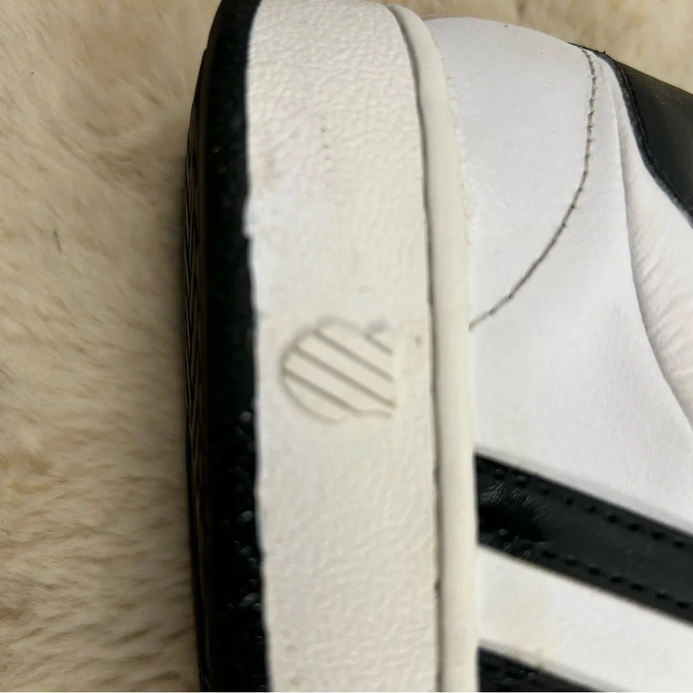 Vintage‎ K-Swiss White and Black Sneakers Women’s 7.5